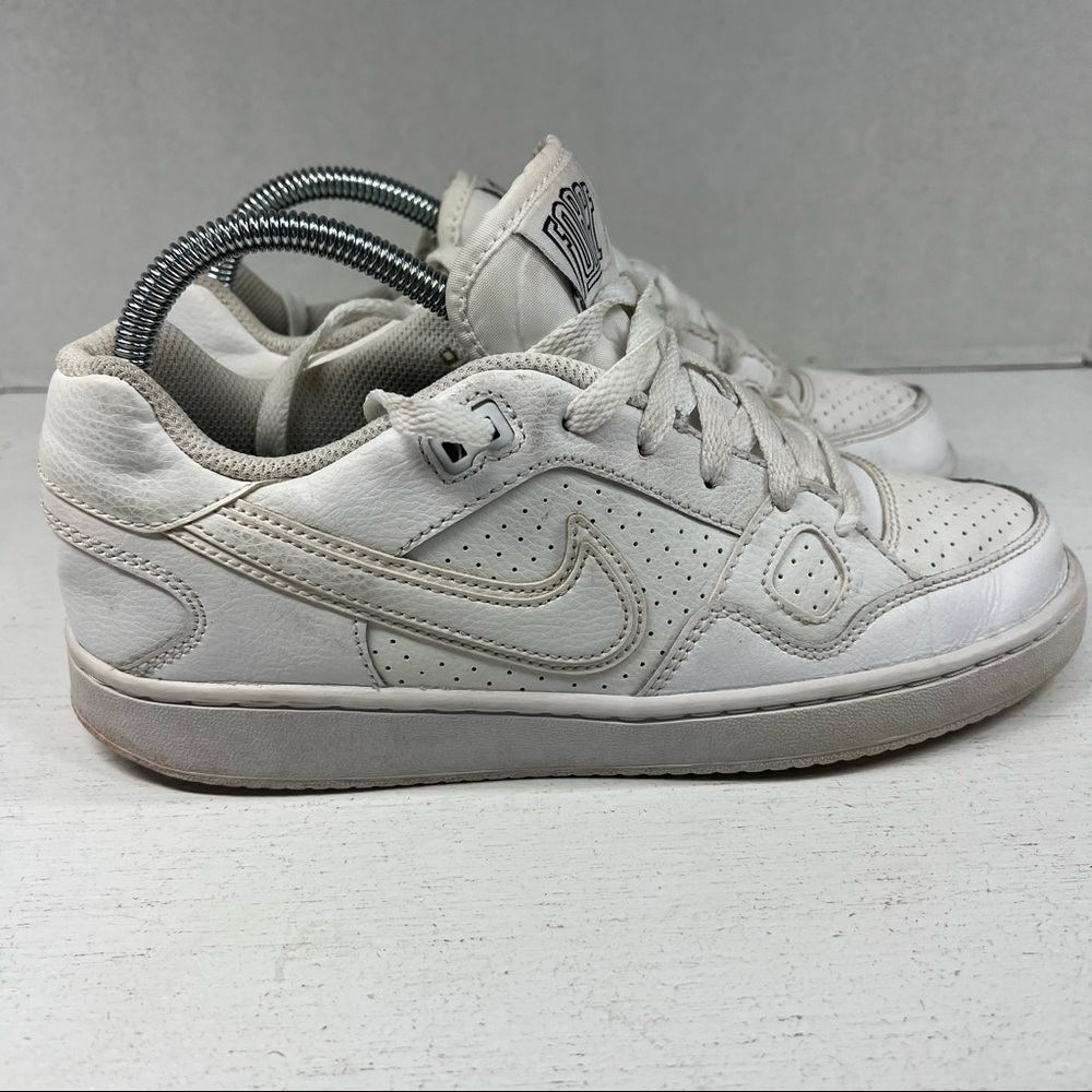 Nike Son of Force Shoes Boys Kids Size 6Y Women’s 7.5  615153-109 White Lace Up